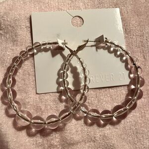 Forever 21 lucite hoops
